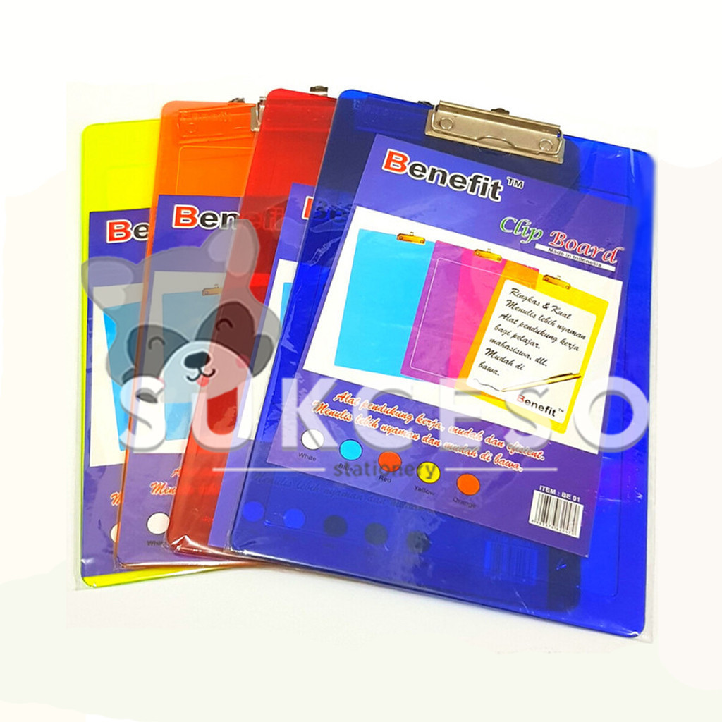 

Benefit Clipboard Acrylic Transparant Neon B-01 Papan Dada Akrilik Warna