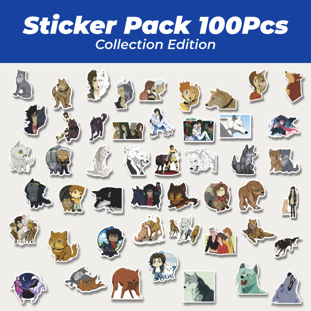 

Hot Sticker Anime Wolf's Rain Lucu Anti Air Stikers Berperekat Waterproof Sticker Decal Buat Motor Helm Buku Journal Koper Casing HP Laptop Botol Minum