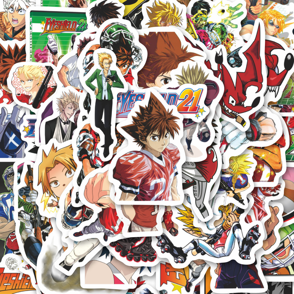 

100PCS Lucu Sticker Anime Eyeshiel 21 (Aishīrudo) Stiker Aesthetic Stiker Anti Air Stikers Berperekat Waterproof sticker decal buat Motor Helm Buku Journal Koper Casing HP Laptop Botol Minum Hadiah anak