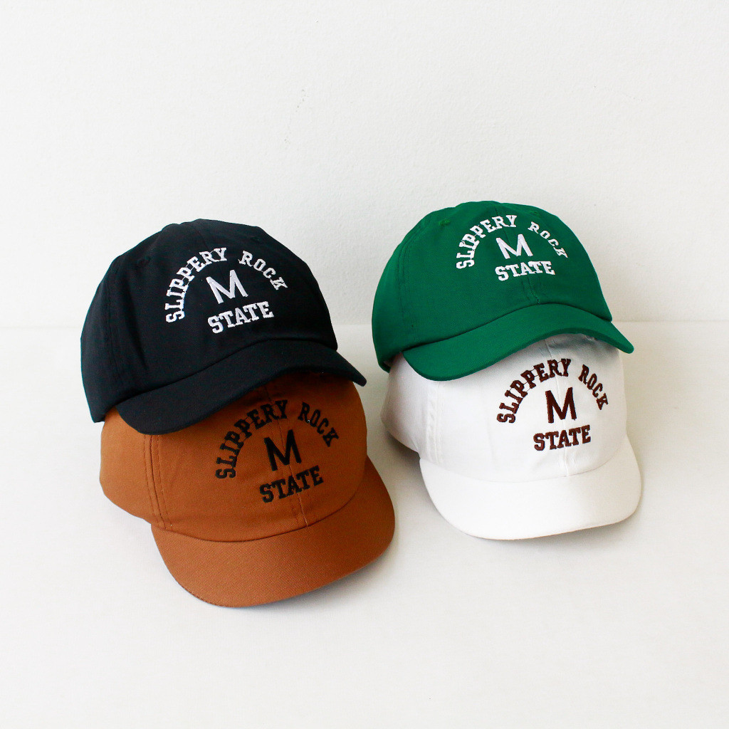 Topi Anak Tulisan M State / Topi Baseball Anak Laki-laki Dan Perempuan Keren Premium Kualitas Import