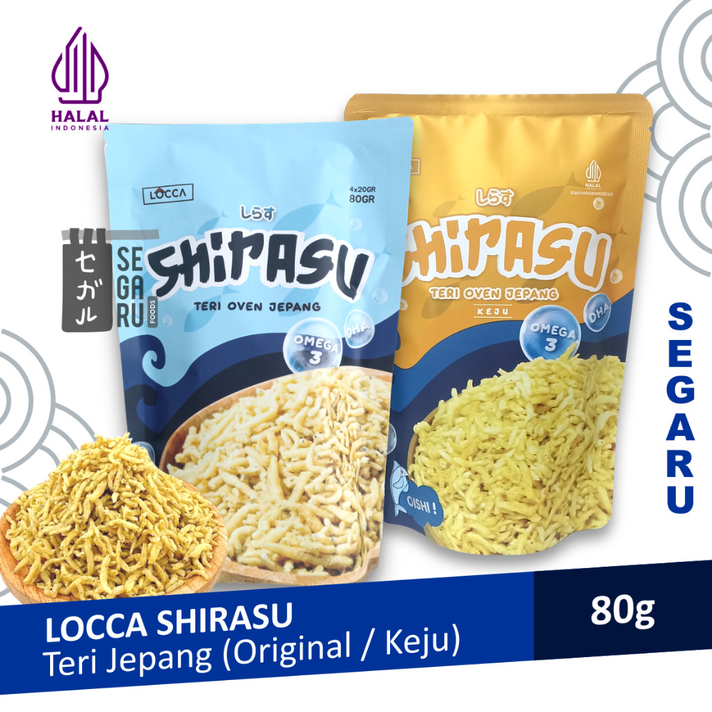 

Locca Teri Shirasu 80 gram - ORI dan Keju