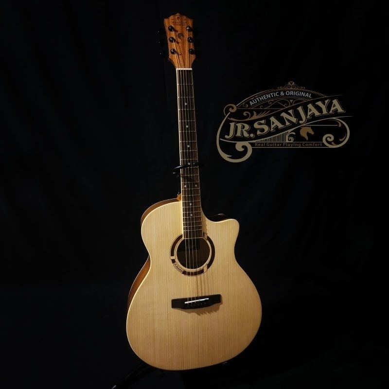 TERLARIS GITAR AKUSTIK/AKUSTIK ELECTRIK ORIGINAL JR.SANJAYA DREAM 01 GAN (FREE PACKING KAYU)