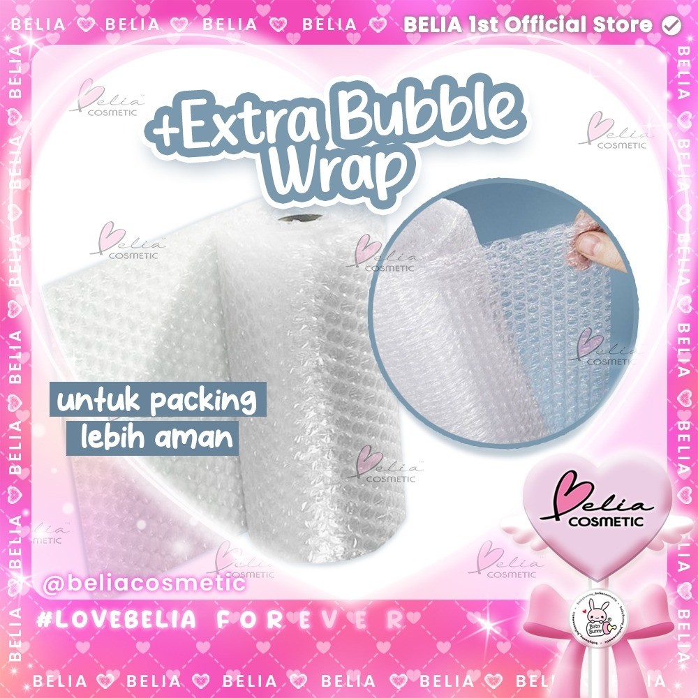 

MAYPEARLS~EXTRA BUBBLE WRAP ️HANYA u TAMBAHAN PACKING KOSMETIK️ tidak dijual terpisah