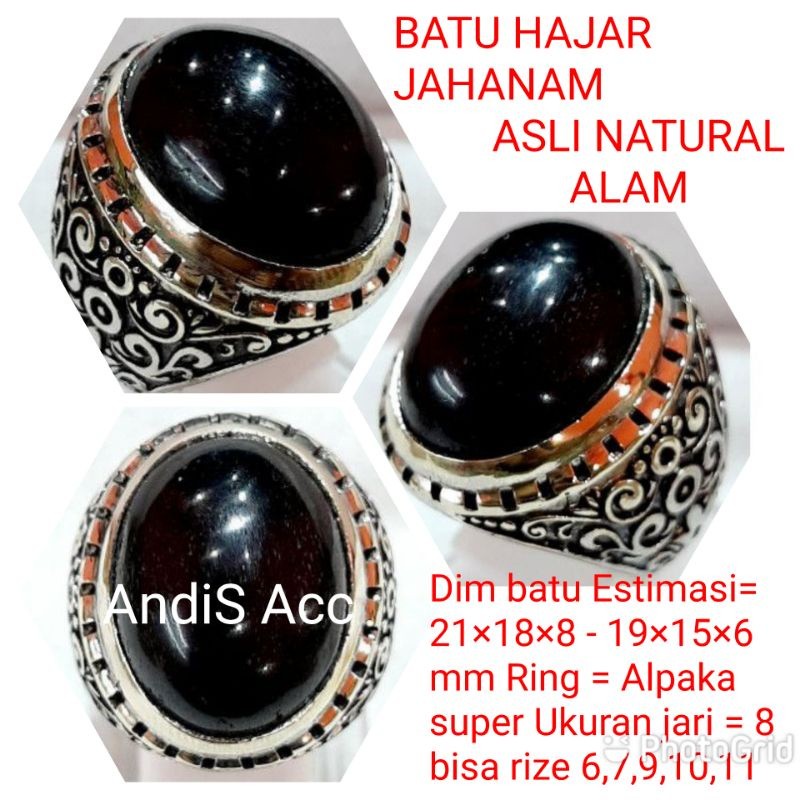 CINCIN BATU HAJAR JAHANAM ASLI NATURAL ALAM