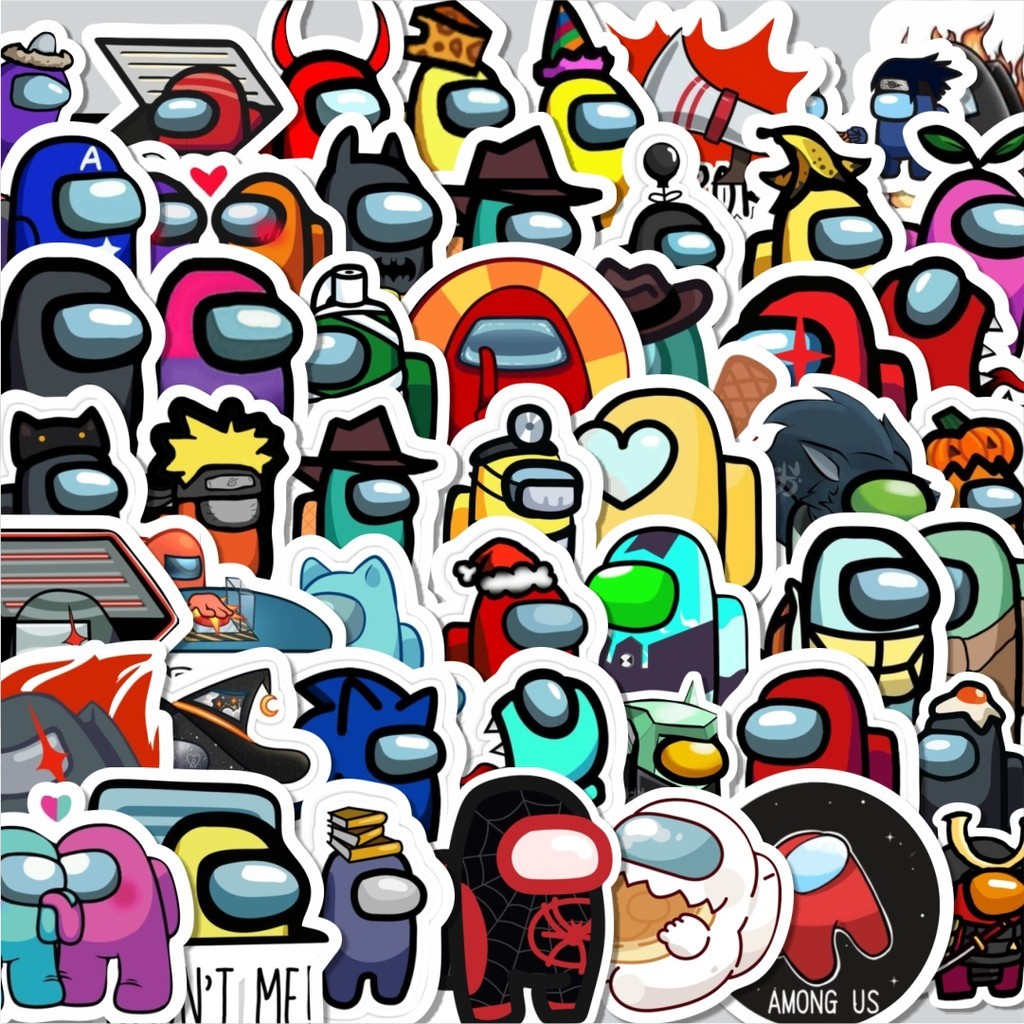 

Stiker Cutting Pack Stiker Game Among Us Isi 100Pcs Series Aesthetic Lucu Keren Untuk Koper Bahan Vynil