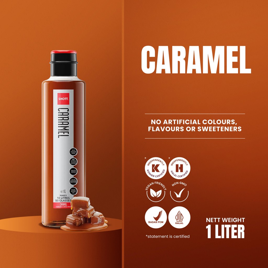 

SHOTT Caramel Syrup 1L Sirup Karamel