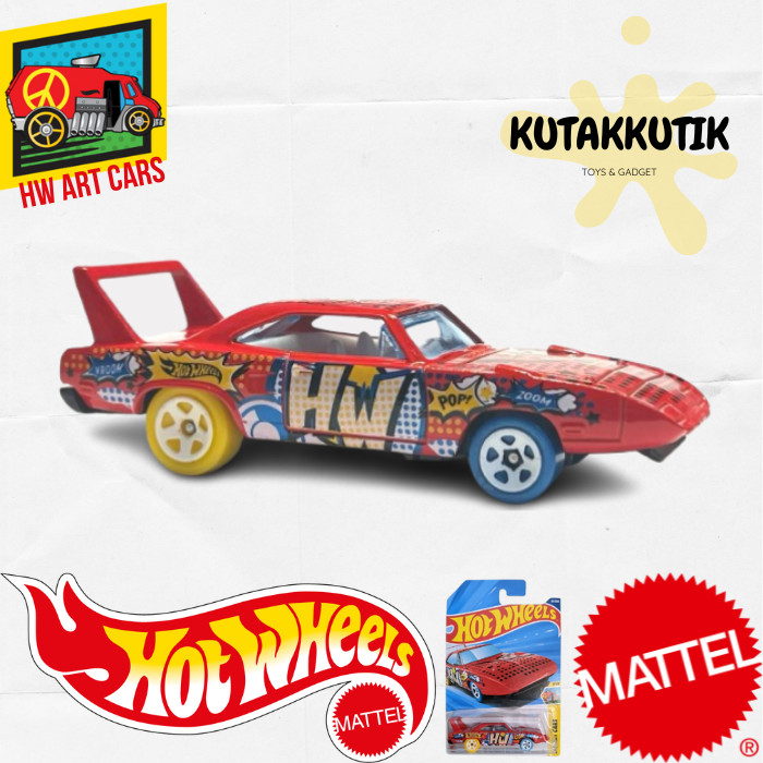 Hotwheels Mobil Sedan Balap 70 Plymouth Superbird Merah Lot K 2025 HW Art Cars