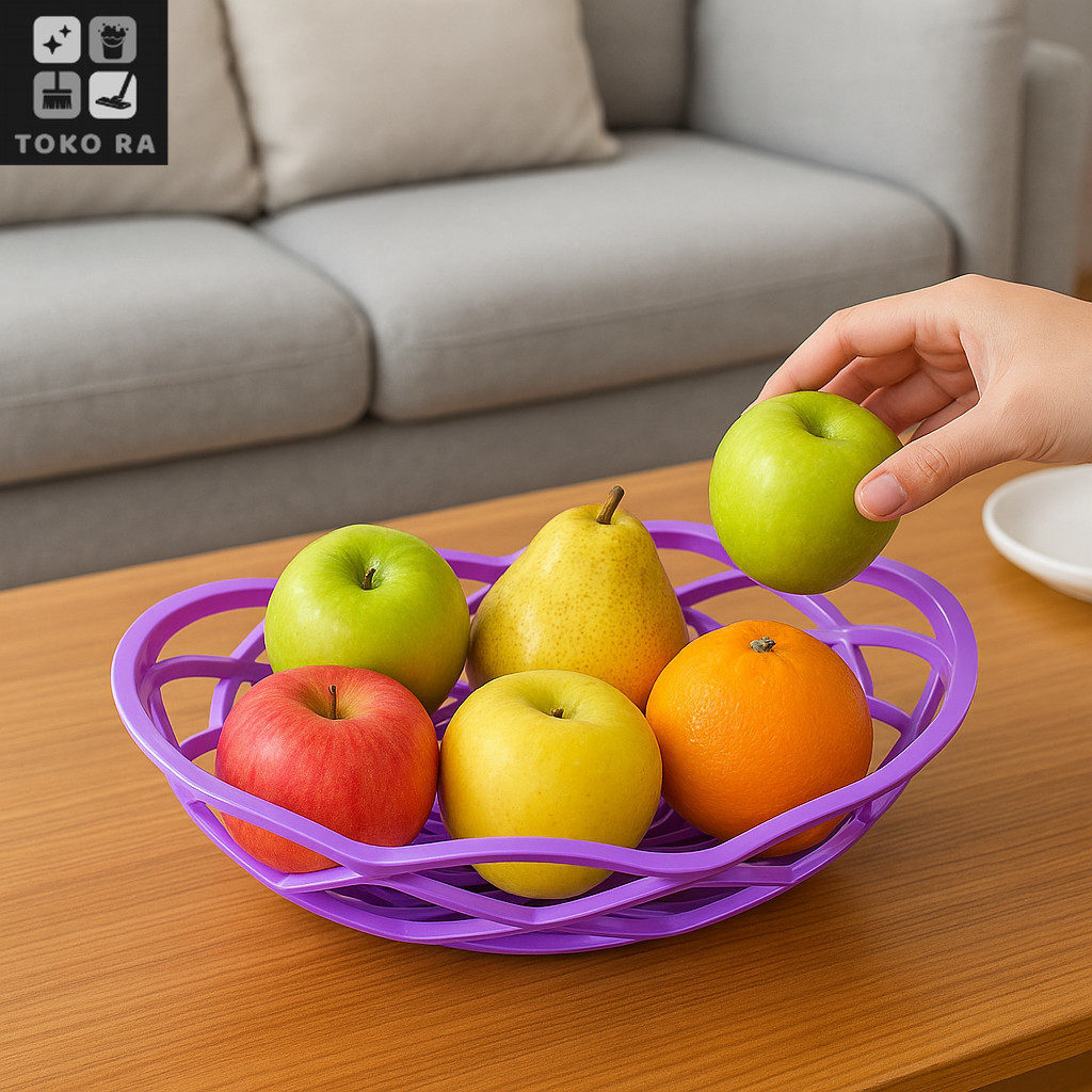 RA paket 6 pcs keranjang buah buahan // keranjang sayuran // wadah parcel /keranjang parcel plastik