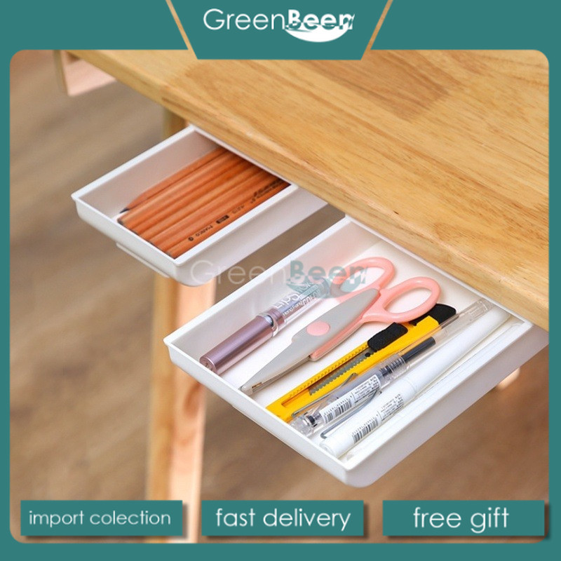 Laci Mini Laci Portable Meja Belajar Lipat Laci Laci Susun Kantor Laci Tersembunyi Meja Nakas Lace M