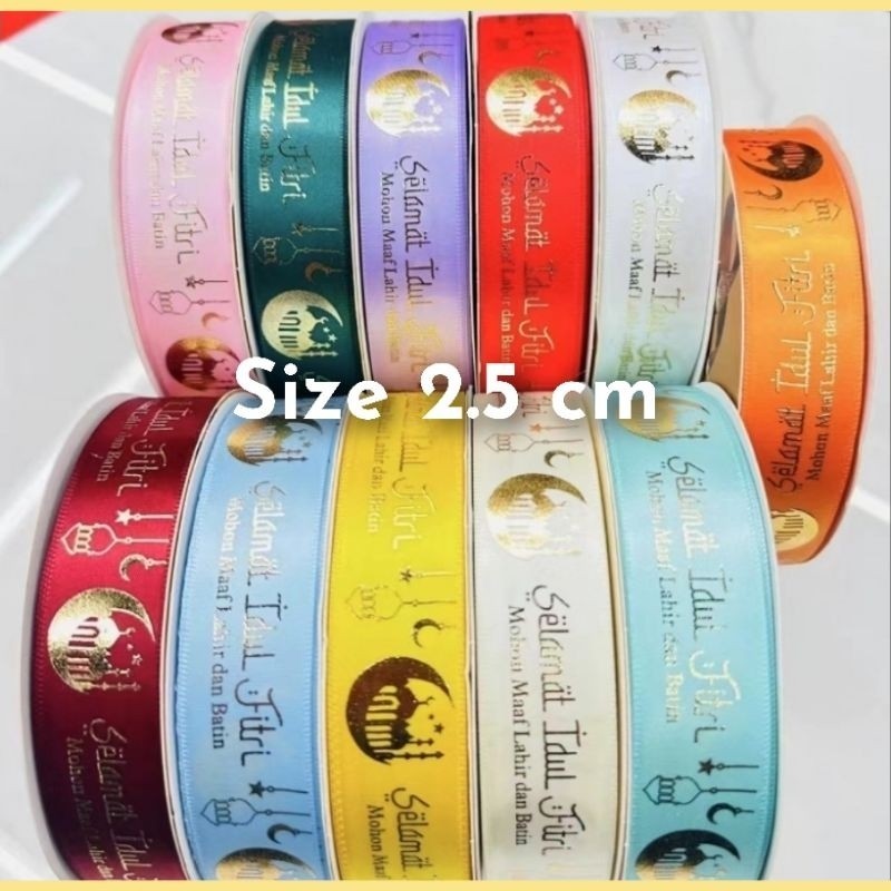 

Pita Idul Fitri Motif Tulisan Selamat Idul Fitri