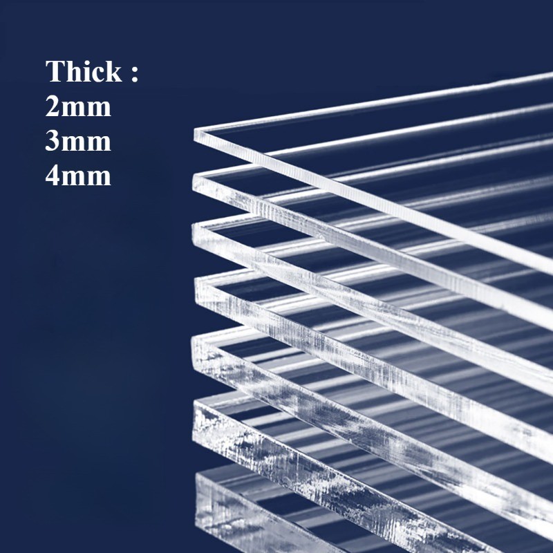 

1Pcs Thickness 2mm 3mm 4mm Plastic Board High Transparent Board Model Sheet Material for DIY Model Part Accessories