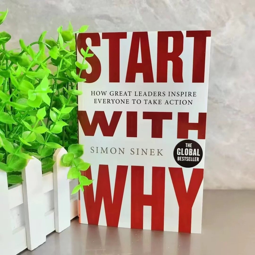 

Find Your Why & Start with Why By Simon Sinek Motivational Management & Leadership Business English Novel Books Paperback
