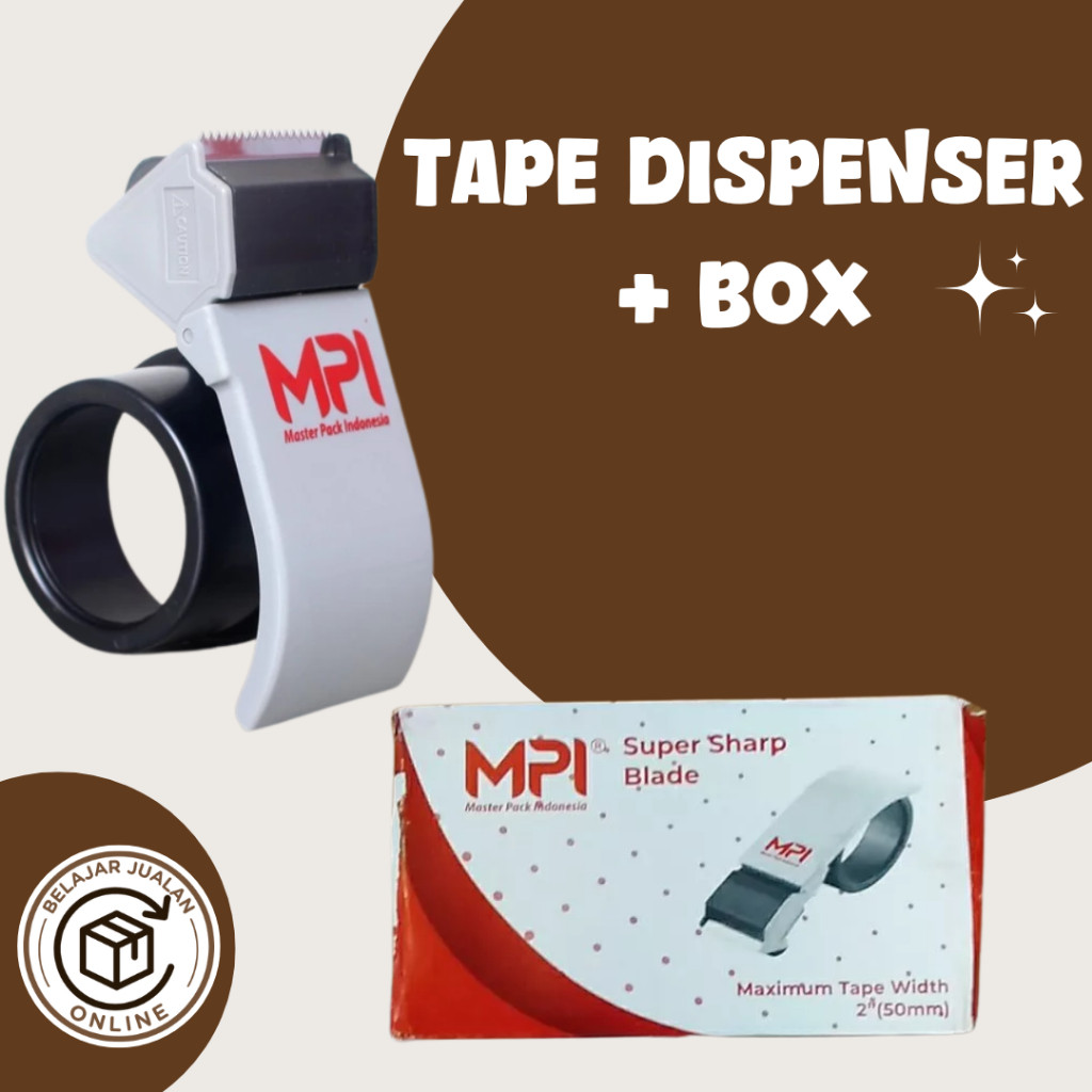 

Tape Dispenser Plakban Lakban Tape Cutter Isolasi Holder Plastik Solasi Pisau Packing Online