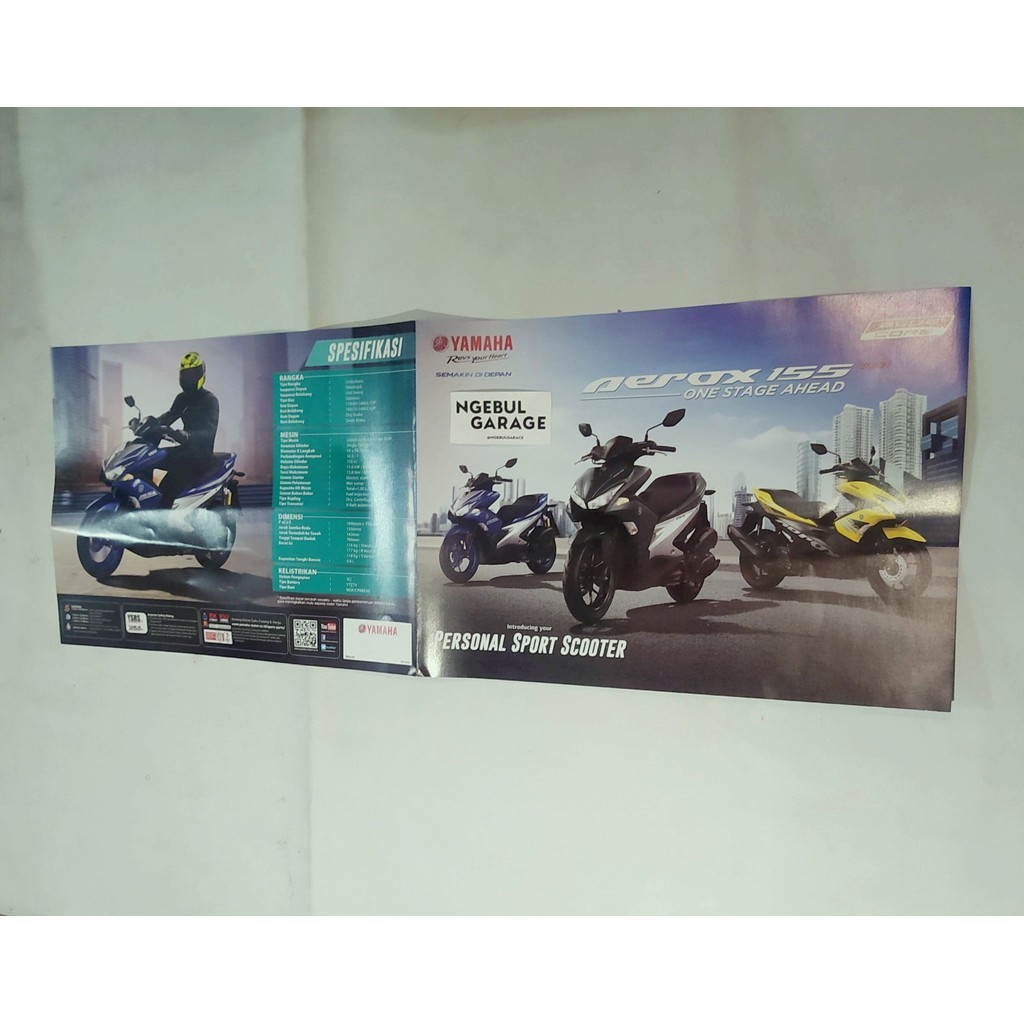 Brosur Aerox 155 YAMAHA ORE STAGE AHEAD