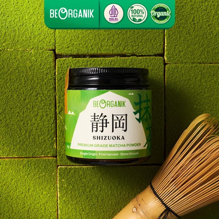 

Beorganik SHIZUOKA MATCHA 40gr / Pure Matcha Powder / 100% Bubuk Murni Shizuoka Matcha Jepang pika