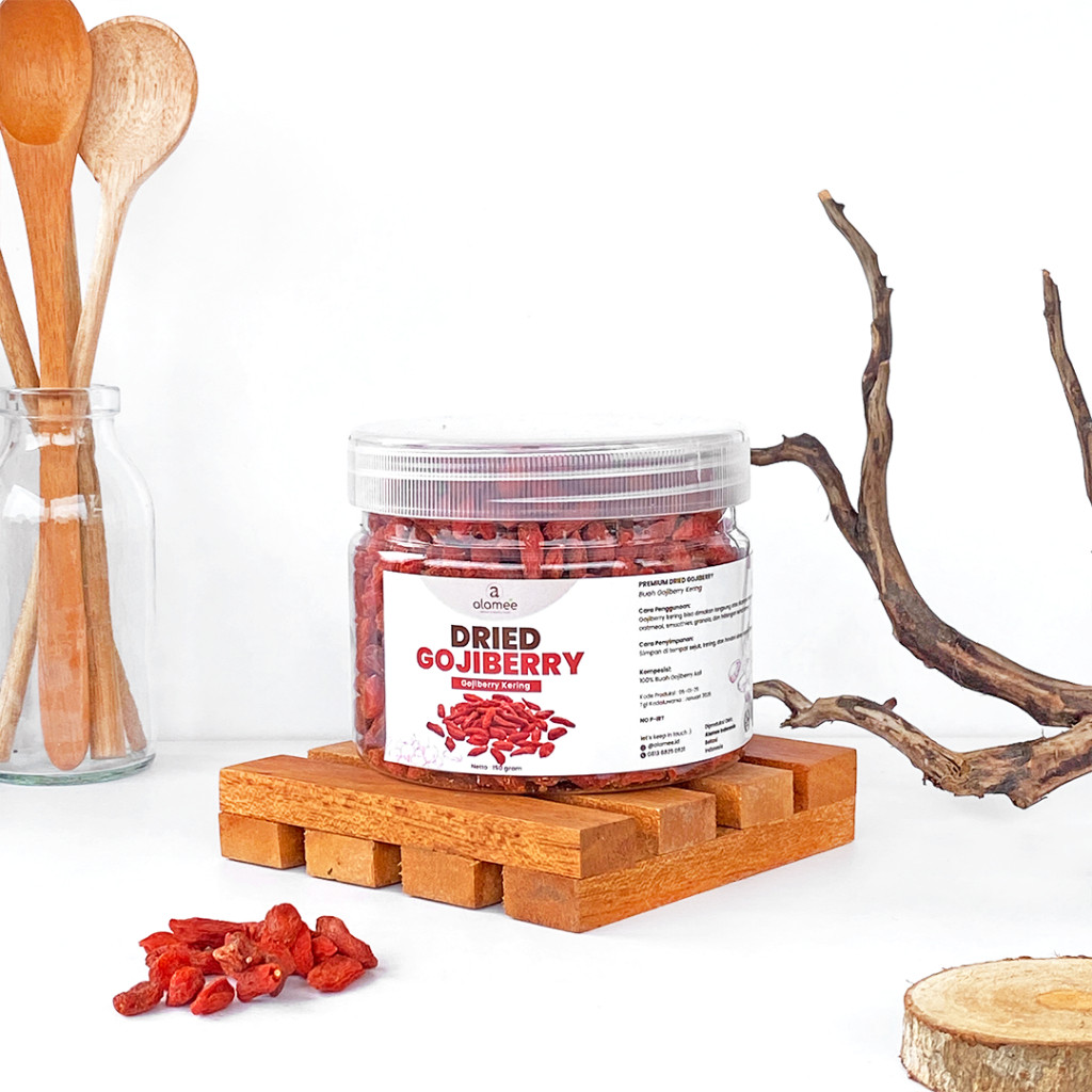 

ALAMEE Goji Berry Kering Dried Fruit Red Gojiberry Cemilan Buah Kici Premium 150gr