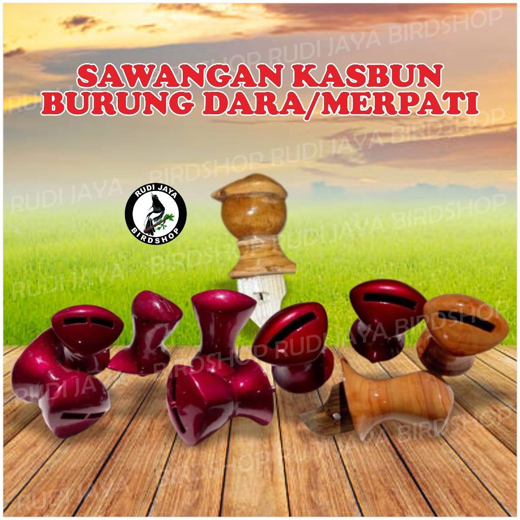 SEDIA SAWANGAN KASBUN KASOGI PRESIDEN AKSESORIS BURUNG MERPATI BAHAN KAYU BUNYI TERBANG DI UDARA
