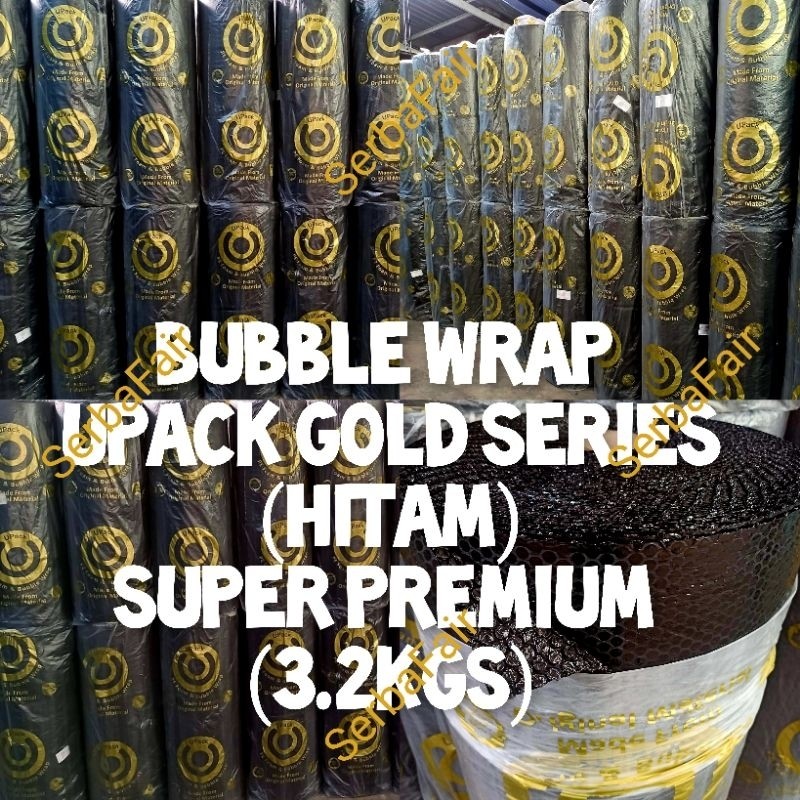 

Bubblewrap Upack GOLD Series 1.25x50M FULL / Bubble Wrap Paling Tebal