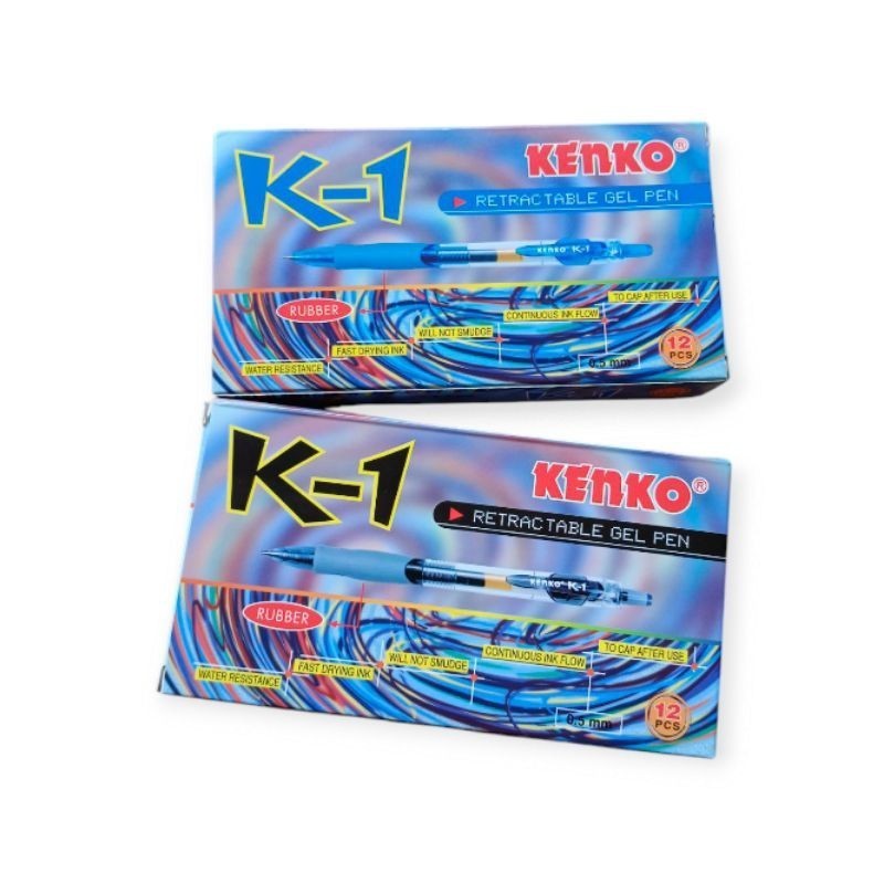 

KENKO K-1 RETRACTABLE GEL PEN K1 (1PAK/12PCS)