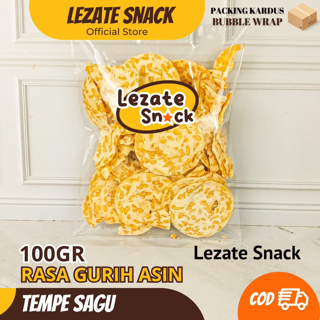 

Sedap Snack - Keripik Tempe 100gr Murah / Kripik Tempe Oven Sagu / Keripik Tempe Malang SEDAP SNACK