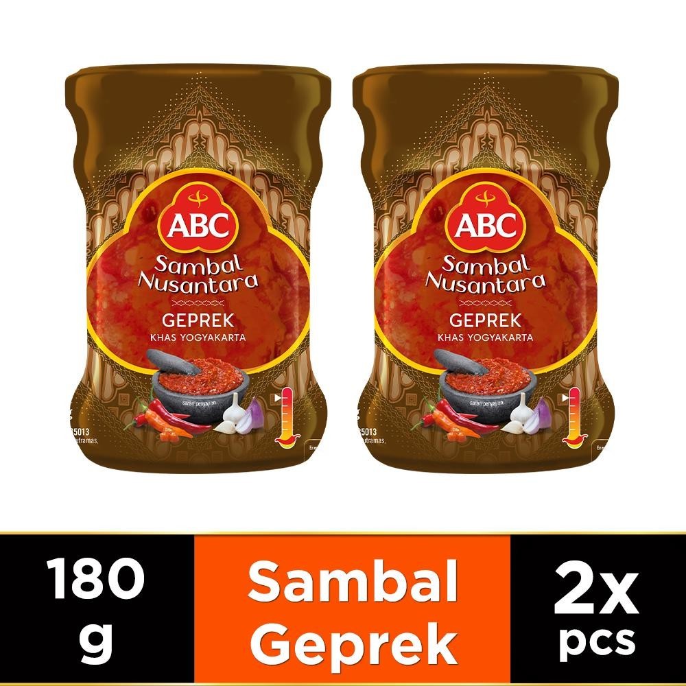 

ABC Sambal Nusantara Geprek 180 g - Twin Pack