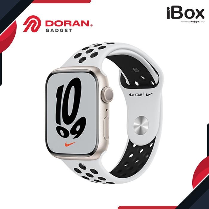 Apple Watch Series 7 Nike iWatch - Original - Garansi Resmi iBox 1 Th - 45mm