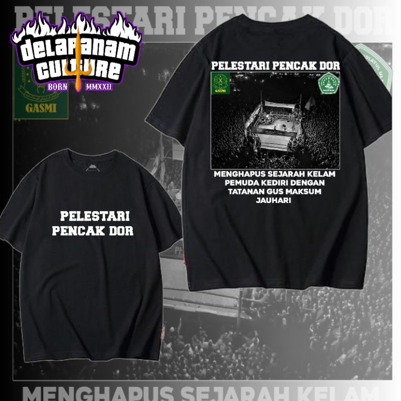 KAOS PELESTARI PENCAK DOR PAGAR NUSA GASMI SILAT RING BAMBU IPSI METAL