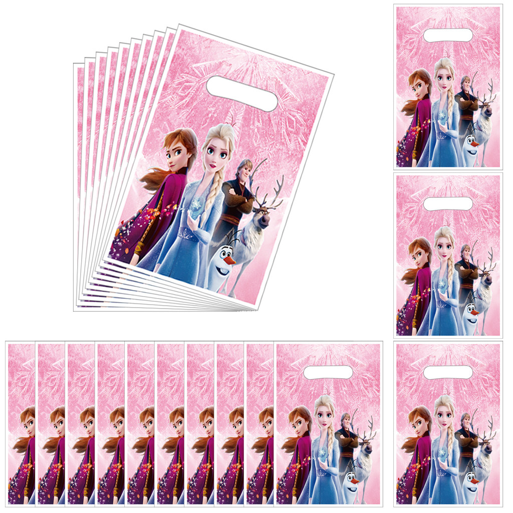 

30pcs Frozen Princess Elsa Birthday Party Gift Bags，Princess Elsa Candy Bags，Princess Elsa Goody Bags，Frozen Princess Elsa Birth