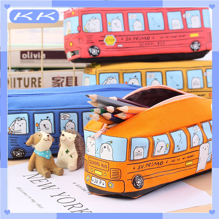 

Kotak Pensil Bus Mobil Kapasitas Besar / Kotak Pensil Mobil untuk Anak Laki-laki / Kotak Pensil Lucu Kartun Bentuk Mobil Anak-anak