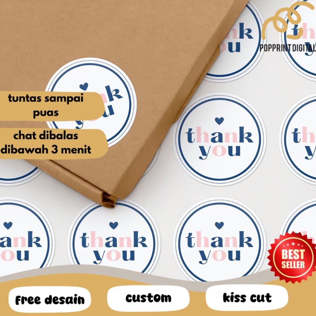 

PpD SBV 8-15 Print Stiker Vinyl Atau Transparan Cetak Sticker Bulat Label Makanan Minuman