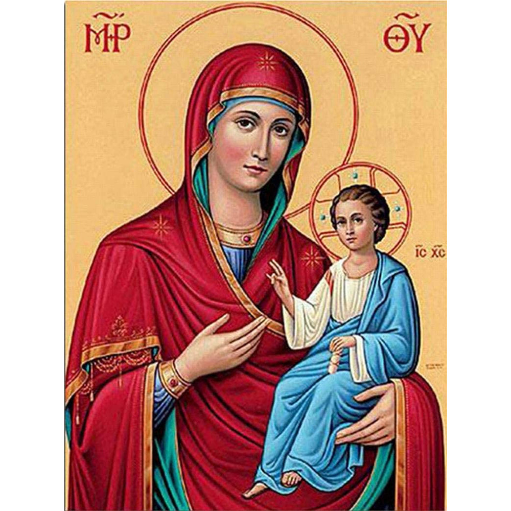 

Region Orthodox Icon DIY Embroidery 11CT Cross Stitch Kits Craft Needlework Set Cotton Thread Printed Canvas Home Design