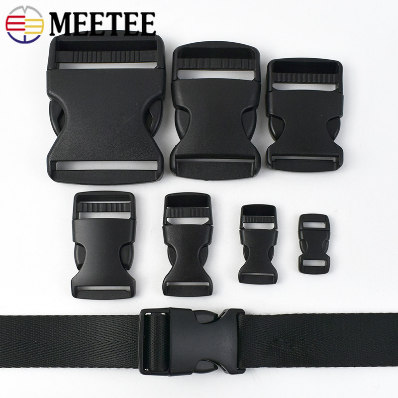 

5/10/20Pcs 10-50mm Plastic Release Buckle Backpack Strap Dog Collar Adjust Clip Clasp Webbing Straps Belt Snap Hook Accessories