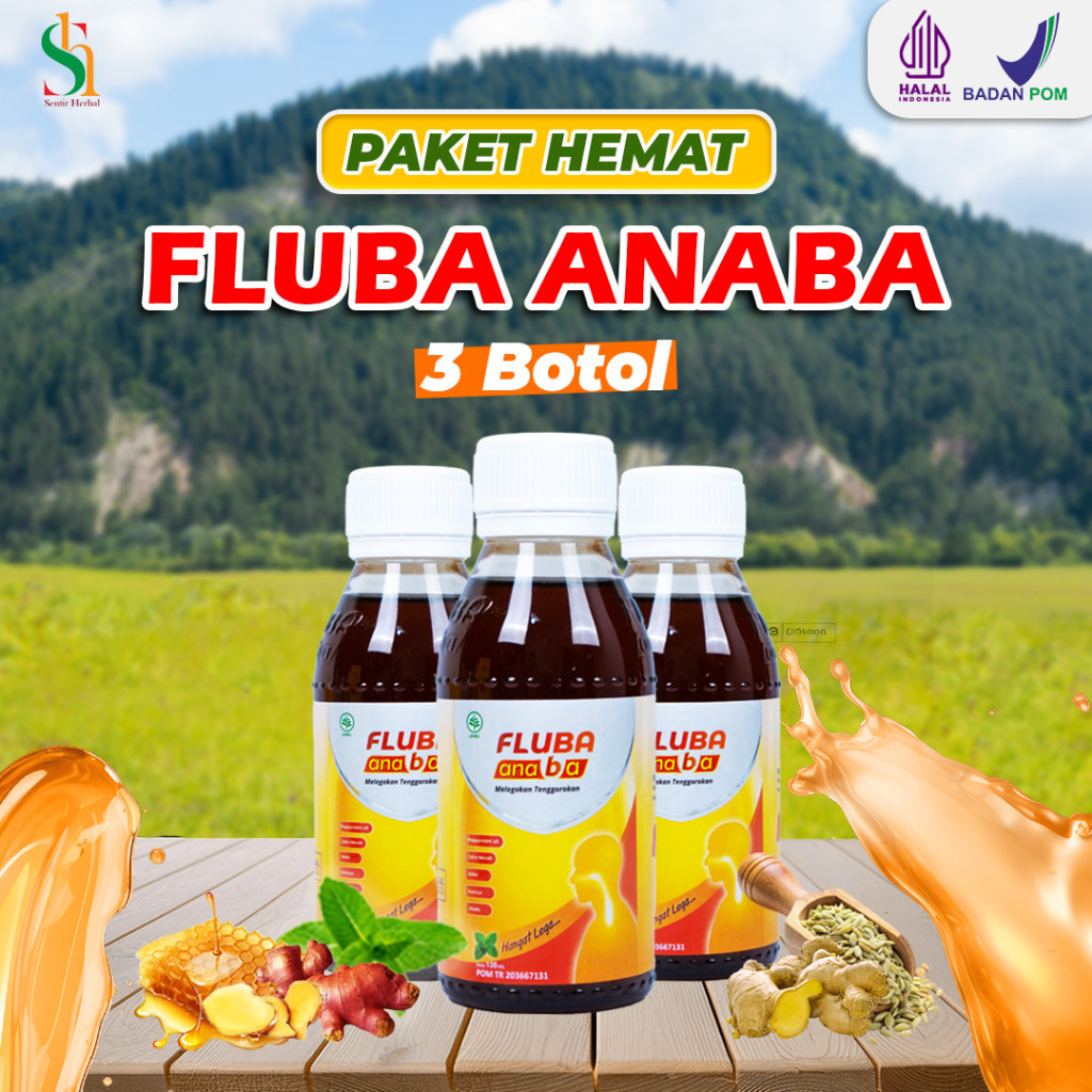 

Fluba Anaba Madu Herbal Flu & Batuk. Ahlinya atasi masalah Tenggorokan 3 BOTOL - 130 ml