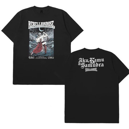 (TOP) T-shirt Band Rebellion Rose Samudra / Rebellion Rose