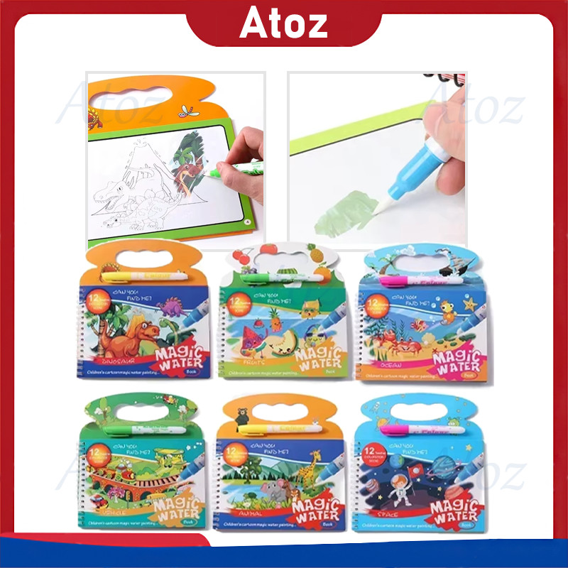 

Magic Water Book/Buku Mewarnai Ajaib/Buku Gambar Pen Air