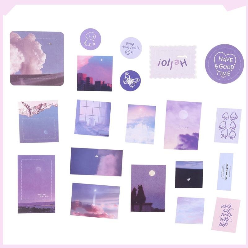 

B24B Aesthetic Scrapbook Kit(1044Pcs), Junk Journal Kit With Journaling/Scrapbooking Supplies, Stationery(B)