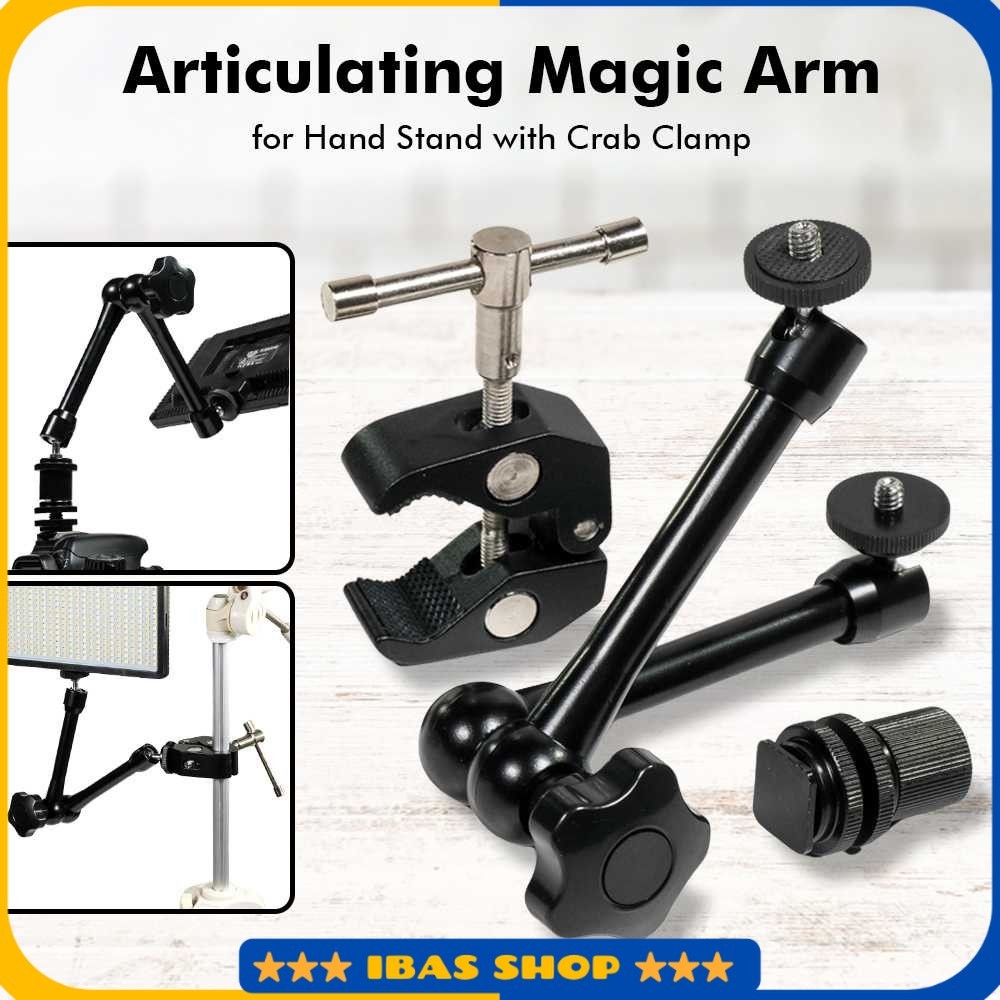 Articulating Magic Arm Long for Hand Stand with Crab Clamp - JT10002