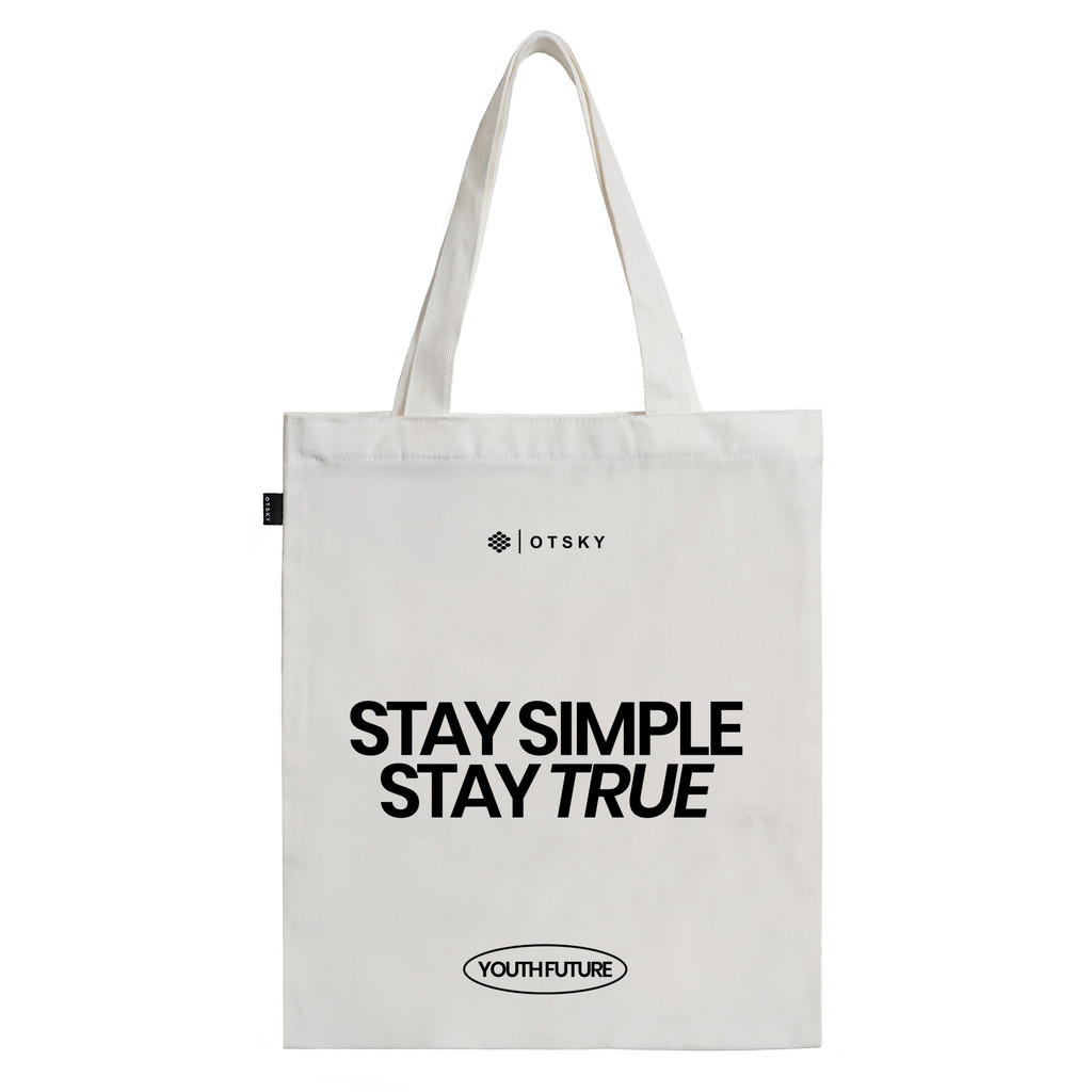 Otsky Tas Totebag New Stay True Pria / Wanita