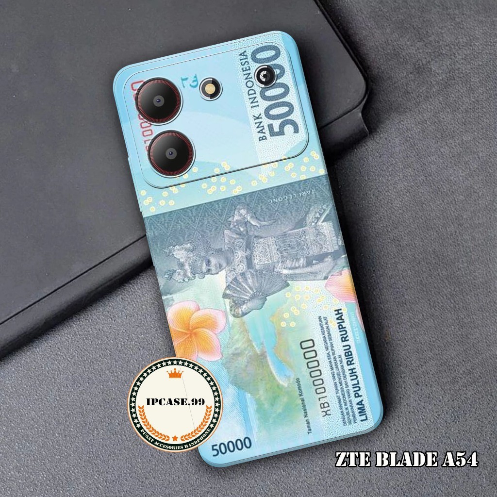 Softcase ZTE Blade A54 - Case pro camera - MOTIF KEREN - bahan karet lentur - casing ZTE Blade A54 -