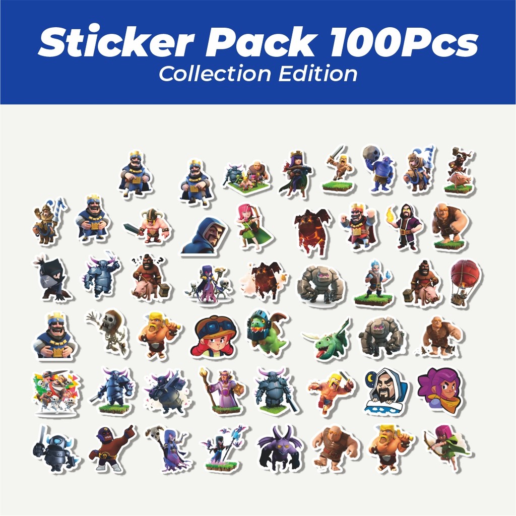 

Hot Stiker Clash Of Clans Game Video Series 4 Lucu Anti Air Stikers Berperekat Waterproof Sticker Decal Buat Motor Helm Buku Journal Koper Casing HP Laptop Botol Minum