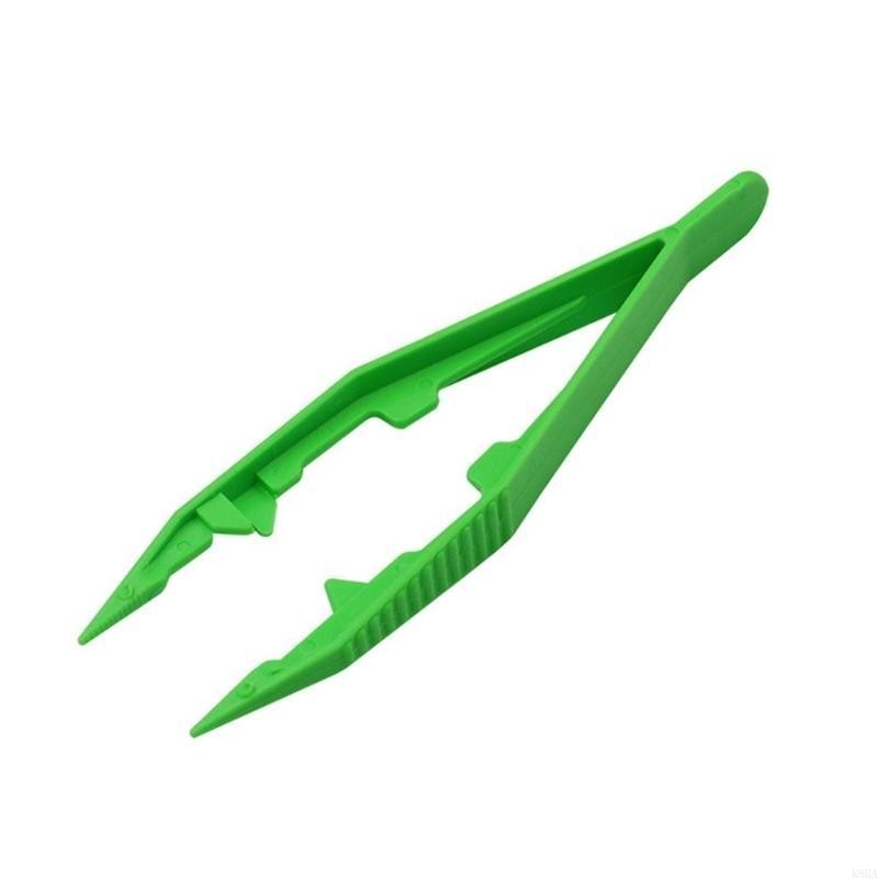 

K8GA 5x Plastic Beads Tweezers Handmake Beads Crafts, Manual DIY Craft Tools