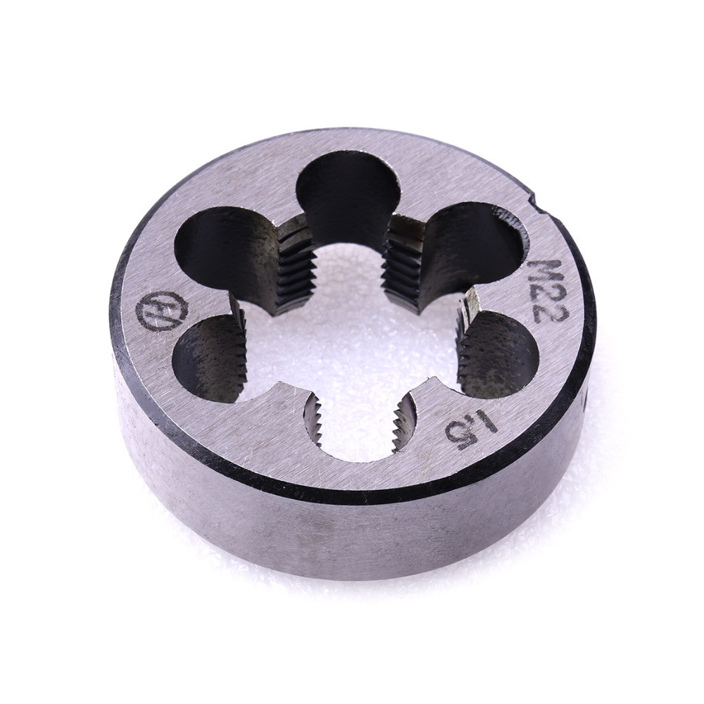 

Professional M22x1.5 Metric Right Hand Die High Hardness High Speed Steel Round Die Inside Diameter 1.5mm for mold machining