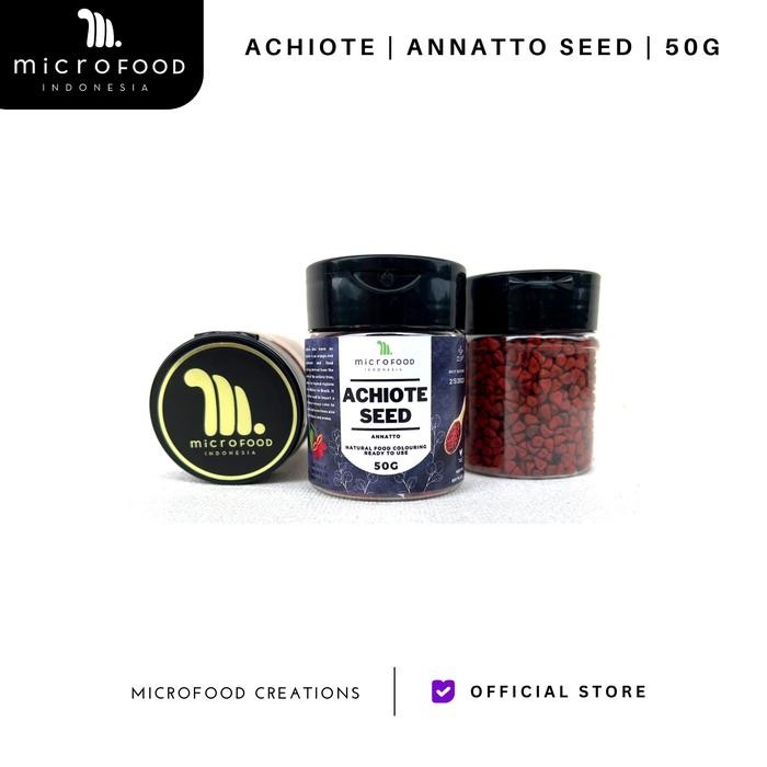 

ACHIOTE | ANNATTO | Natural Food Coloring & Spice | 50g | Microfood