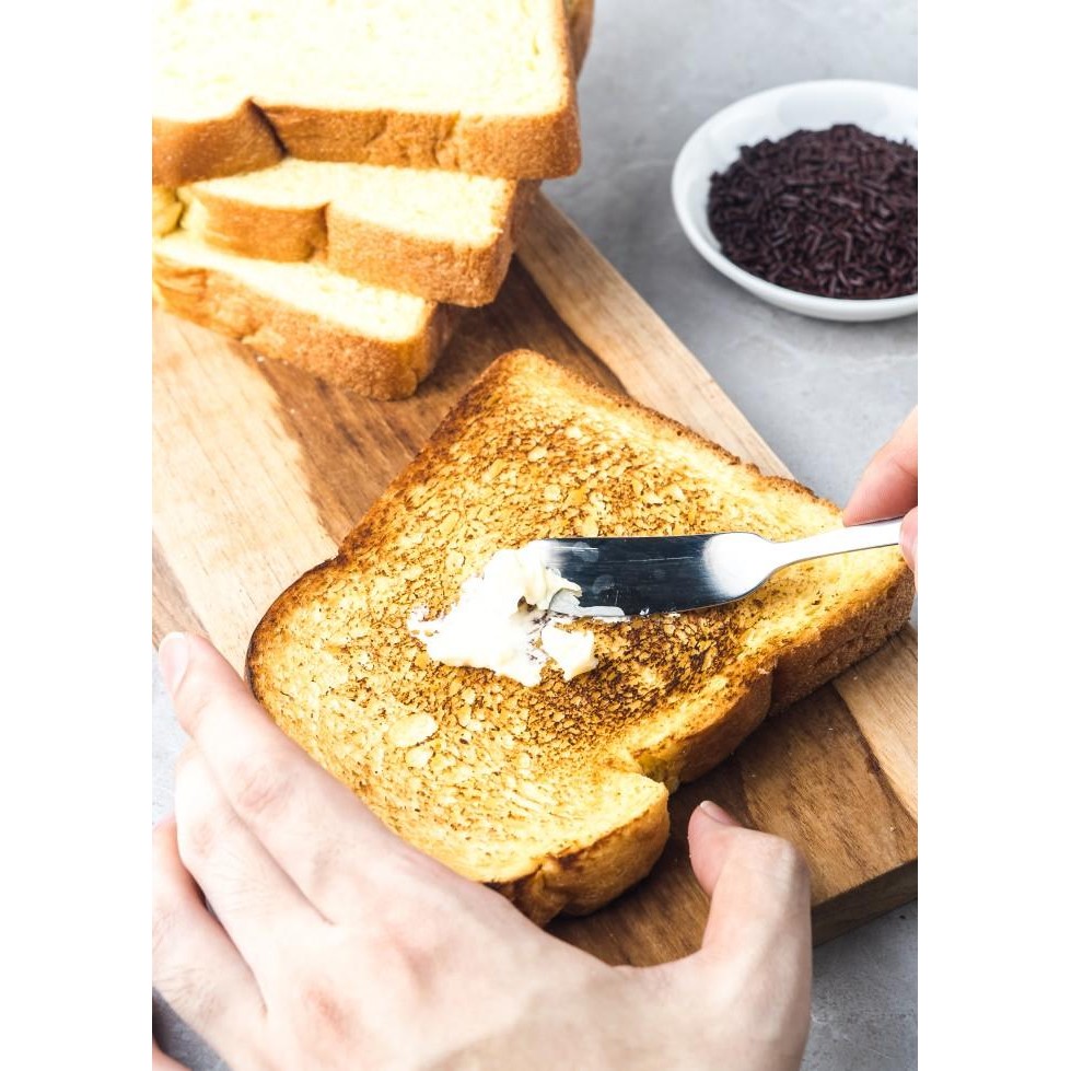 

SUGAR FREE Roti Ubi Sourdough Shokupan Bread - True North - 2cm