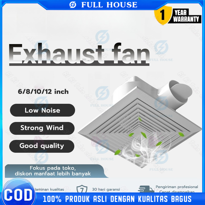 Full House！ Exhaust fan/heksos penyedot asap dapur/heksos penyedot ruangan/hexos penyedot udara ruan