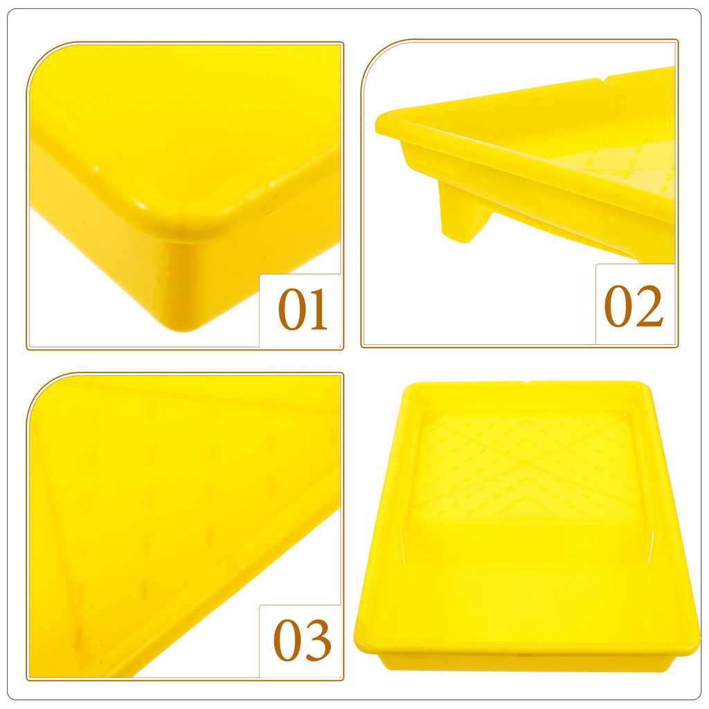 

Paint Tray Holder Drip Storage Mixing Roller Painting Color Trays Plastic Wall Trays Diy Professional Use Portable Compact