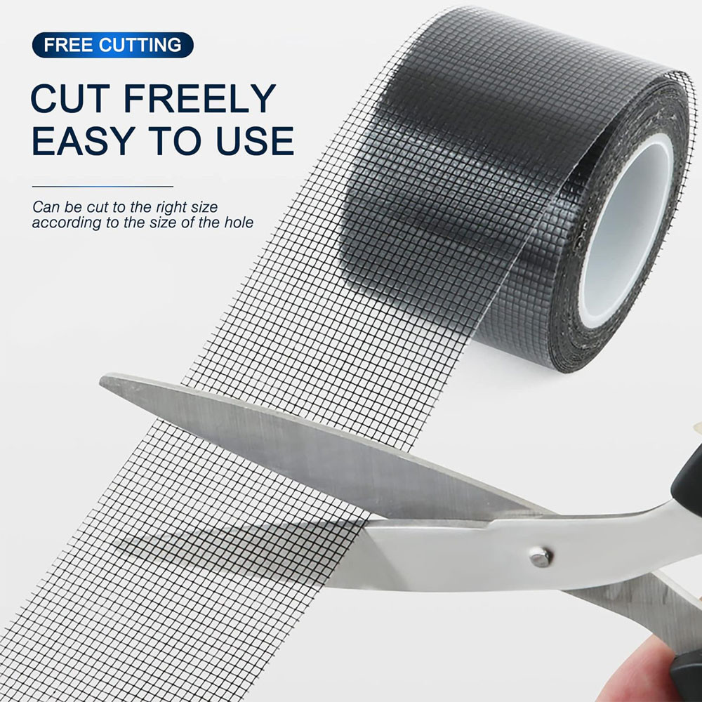 1 Roll Screen Anti-mosquito Repair Patch for Window Screen Repair Glue Mosquito Net Repair Tape Wind