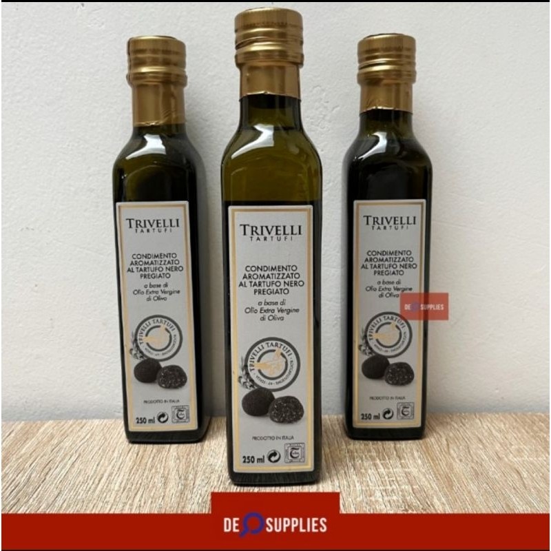 

Trivelli Black Truffle Oil 250ml - Italian Truffle Hitam Extra Virgin