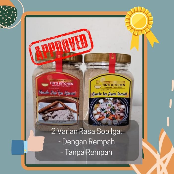 

[Best Seller] Bumbu Sop Iga Sapi Special Nusantara Dapur Tins Non MSG Tanpa Pengawet - 200 GR