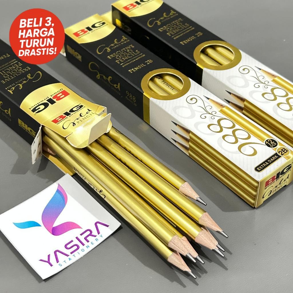 

SATUAN Pensil 2B Big Gold